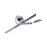 Asimeto As-490068 Üniversal Açı Ölçer Çubuk Büyüteçli 300 Mm