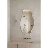 Asimetrik 90x50 Konsol, Dresuar, Tuvalet Aynası 1.kalite Şişecam Ayna 90 X 50 Beyaz 110324001 Beyaz