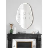 Asimetrik Ayna, Konsol Aynası, Dresuar Aynası, Tuvalet Aynası Holl Ayna 1.kalite Ayna 75x50 Cm 75 X 50 Beyaz