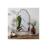 Asimetrik Ayna/Asimetrik Duvar Dekor Aynası/Konsol Aynası/Dekor Aynası Gold 50 x 80
