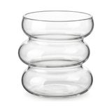 Asimetrik Borosilikat Cam Kahve, Espresso ve Latte Sunum Bardağı, 350 Ml, Isıya Dayanıklı, Makinede Yıkanabilir - Renkli