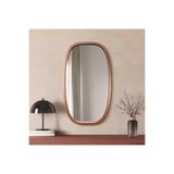 Asimetrik Duvar Dekor AynasıKonsol Aynası/Dekor Aynası Bakır 50 x 85