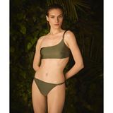 Asimetrik Kol Bikini Seti IS1250038036070 - Yeşil