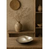 Asimetrik Yapılı Pirinç Dekoratif Kase 11x10x4 cm