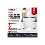ASIR ARMATÜR Metal üstten bağlantılı klozet kapağı montaj vidası, dayanıklı ve sağlam Metal