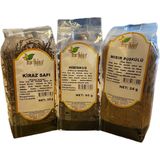 Asır Hekim Mısır Püskülü 24 gr + Kiraz Sapı 34 Gr+Hibiskus 60 gr 3'lü Avantaj Yaz Kürü