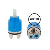 ASIR MUSLUK Tek Saplı AYAKLI Banyo Bataryası, Musluk Vanası için Musluk Kartuşu - 40 mm 2 Adımlı Seramik Disk Kartuş