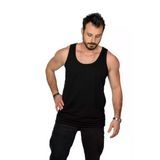 Aşırı Terleme Önleyici Siyah Erkek Atlet, Çift Katmanlı, Islaklık Sızdırmaz, Nefes Alabilen Kumaş