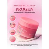 Aşırı Yıpranmış Saçlara Yoğun Onarıcı Saç Maskesi Kundal Progen Double Bonding Capsule Hair Mask - Pembe