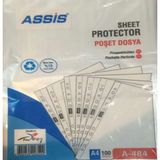 Asis Poşet Dosya 100 Lü Pk A-484 Açık Mavi 50 Adet Belgelerinizi Düzenli ve Güvenli Saklar