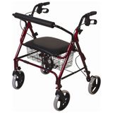 Asisty İthal 4 Tekerlekli Yürüteç( Rollator) Bordo
