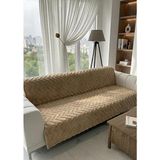 Asitan 1 Adet Royam Peluş Pamuklu Sünger Tabanlı Kaymaz Koltuk Çekyat Örtüsü 160 x 210 - 0,6 x 19 x 29 cm - Çok Renkli