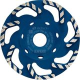 Asitan 1 x Expert Beton Elmas Saksı Diskleri (Beton, Beton, Ø 125 Mm, Profesyonel Aksesuar Beton Zımpara - Çok Renkli