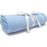 Asitan %100 Pamuklu 4 Kat Müslin Bebek Battaniyesi 120X110 cm - 120 x 110 cm - Renkli