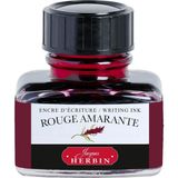Asitan 13026T Mürekkep Şişesi, 30 Ml, Dolma Kalem ve Tükenmez Kalem Için, Amarantrot - Çok Renkli