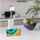 Asitan 205° Oynar Başlıklı, Powerbank Özellikli, 3 Işık Modu, USB Şarjlı, Masa Lambası Olabilen E - Çok Renkli