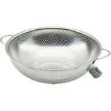 Asitan 28CM Metal Kulplu Çelik Sepet Süzgeç Ince Tel Ayaklı (5264) - Çok Renkli