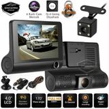 Asitan 3 Kameralı Kayıt Cihazı Geri Görüş Kameralı Monitör 4.0 1080P Full Hd Park Sensörü Sesli Y