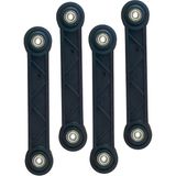 Asitan 4 Adet Beşik Sallama Aparatı Siyah 12 cm - 100 x 100 cm