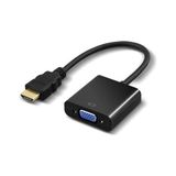Asitan 4487 HDMI To VGA Monitör Tv Çevirici Dönüştürücü Kablosu, USB - VGA Adaptörler - Çok Renkli
