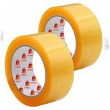 Asitan 45 mm x 100 Metre Hotmelt Koli Bandı (1. Kalite) Şeffaf Renkli, Güçlü Yapışkan, Kağıda Kar - Çok Renkli