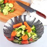 Asitan 5dm Buharda Sebze Pişirme Haşlama Aparatı, Paslanmaz Çelik, Katlanabilir - Çok Renkli
