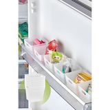 Asitan 6 Adet Şeffaf Buzdolabı Kapak Içi Düzenleyici ve Banyo Organizer Çok Amaçlı Mutfak Çekmece D - Çok Renkli