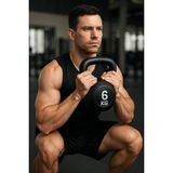 Asitan 6 kg Kettlebell Çaydanlık Dambıl Siyah Tek Ebat - Çok Renkli