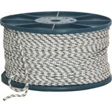 Asitan 6 mm 50 Metre Örgü Halat Iskota Halat Denizci Tekne Halatı Salıncak Ip Dağcı Ip Halat - Çok Renkli