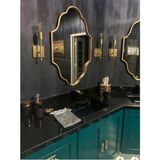 Asitan 60X90 Duvar Dekor Aynası/duvar Aynası/konsol Aynası/estetik Ayna Gold - Çok Renkli