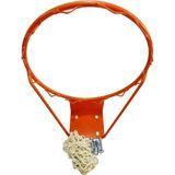 Asitan Adelinspor Midi Kancalı 37 cm Sabit Basketbol Çemberi 4 mm Floş Ip Basketbol Filesi Hediyeli - Çok Renkli