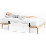 Asitan Agubugu Baby - Desensiz Beyaz Fileli Katlanabilir Yatak Bariyeri 120 cm - Çok Renkli - 100 x 100 cm