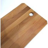 Asitan Ahşap Bambu Su Geçirmez Kalın Kesme Tahtası 43CMX26CMX1.5CM - Çok Renkli