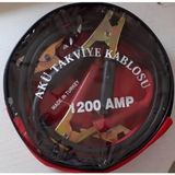 Asitan Akü Takviye Kablosu 50MM2 1200 Amper 2.3 mt Çantalı