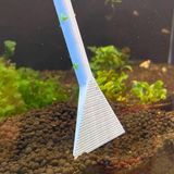 Asitan Akvaryum Spatulası Kum Düzeltici Cam Kazıyıcı 24 cm Plastik Spatula - Çok Renkli