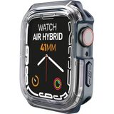 Asitan Apple Watch 8/7 Uyumlu Air Hybrid Kılıf 41MM, Darbeye Dayanıklı Koruyucu Silikon Kılıf (Gece M - Çok Renkli