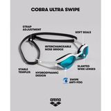 Asitan Arena Cobra Ultra Swipe Mr Unisex Pembe Yüzücü Gözlüğü 002507120 - Çok Renkli