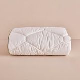 Asitan Bambu Kapitoneli Dış KUMAŞ:%100 Pamuk/iç Dolgu:%30 Bambu%70 Polyester Elyaf Bebek Yorgan, Beyaz - 100 x 100 cm - Çok Renkli