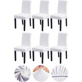 Asitan Bambu Sandalye Örtüsü 6 Adet Beyaz - 0,6 x 19 x 29 cm - Çok Renkli