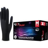 Asitan Beybi Njoy Pudrasız Siyah Nitril Eldiven Xl Eldiven - 100'LÜK Kutu - Çok Renkli