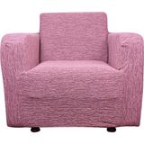 Asitan Bibaha Jakarlı Düz Desen Tekli Koltuk Örtüsü Koltuk Kılıfı Streç Lastikli Esnek Pembe 80 x - 0,6 x 19 x 29 cm - Çok Renkli