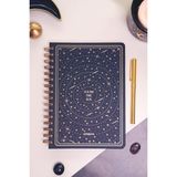 Asitan Bullet Journal Edition A5 15X21 cm Spiralli Noktalı Tarihsiz Not Defteri Yıldızlar - Çok Renkli