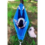 Asitan Bundera Kamp Hamağı Piknik Hamağı Bahçe Balkon Outdoor Kamp Salıncak Hamak (Mavi) - Çok Renkli