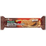 Asitan Burçak Sütlü Kakaolu Kremalı Yulaflı Bisküvi 100 G x 12 Adet - 0,10 kg