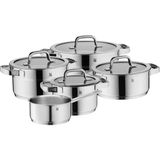 Asitan Compact Cuisine 5 Parça Tencere Seti, Indüksiyon Uyumlu, Cam Kapaklı, Cromargan® Yüksek Kalite - Çok Renkli