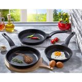 Asitan Cosiness Döküm Granit Tava Seti 20-24-28 cm - Çok Renkli