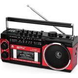 Asitan Coverzone Kaset Çalar, Taşınabilir Kaset Teyp Çalar, Fm/am/sw Frekans Bandı Destekli Kaset Kayd