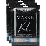 Asitan Dermokil Soyulabilir Havyarlı Siyah Kil Yüz Maskesi Tüm Cilt Tipleri Için 15 ml x 3 Adet - Çok Renkli