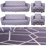 Asitan Dijital Baskılı Kadife Streç Lastikli Esnek Yıkanabilir Koltuk Örtüsü Koltu Kılıfı 3+3+1+ - 0,6 x 19 x 29 cm - Çok Renkli