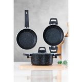 Asitan Easy Cook 4 Parça Granit Tencere Seti - Çok Renkli